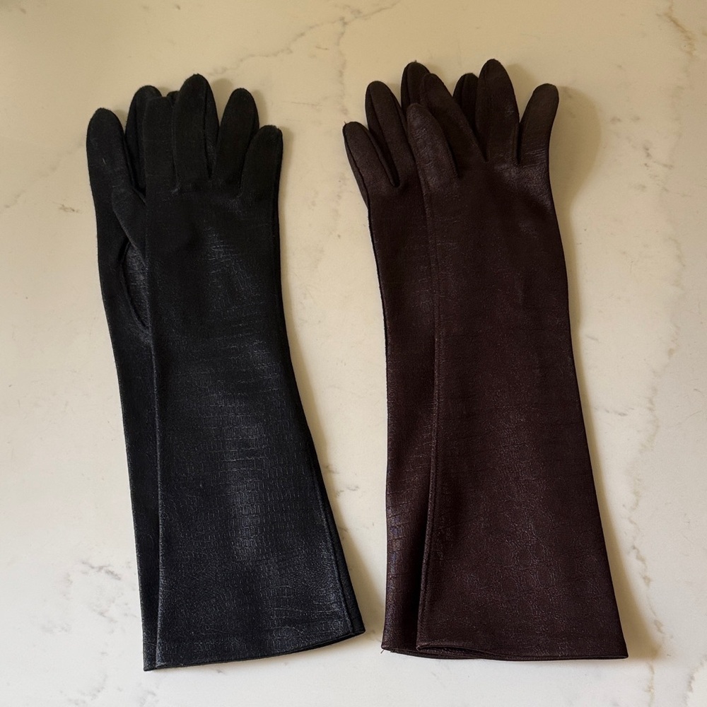 Vintage Long Line Gloves 2 Pair